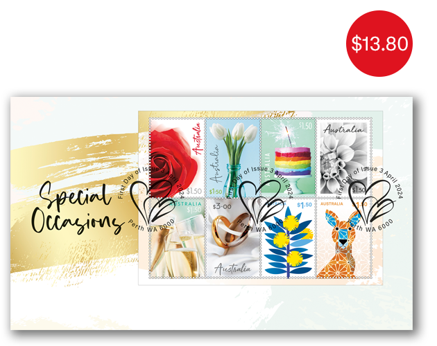 First day cover (gummed) - RRP: $13.80
