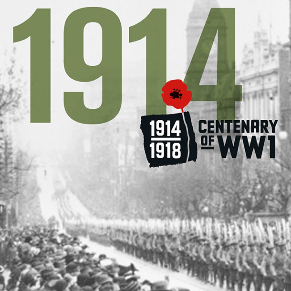 The Centenary of World War 1 on stamps