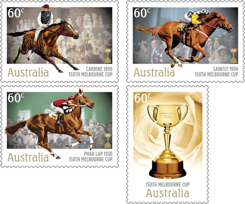 150th Melbourne Cup stamp issue 2010