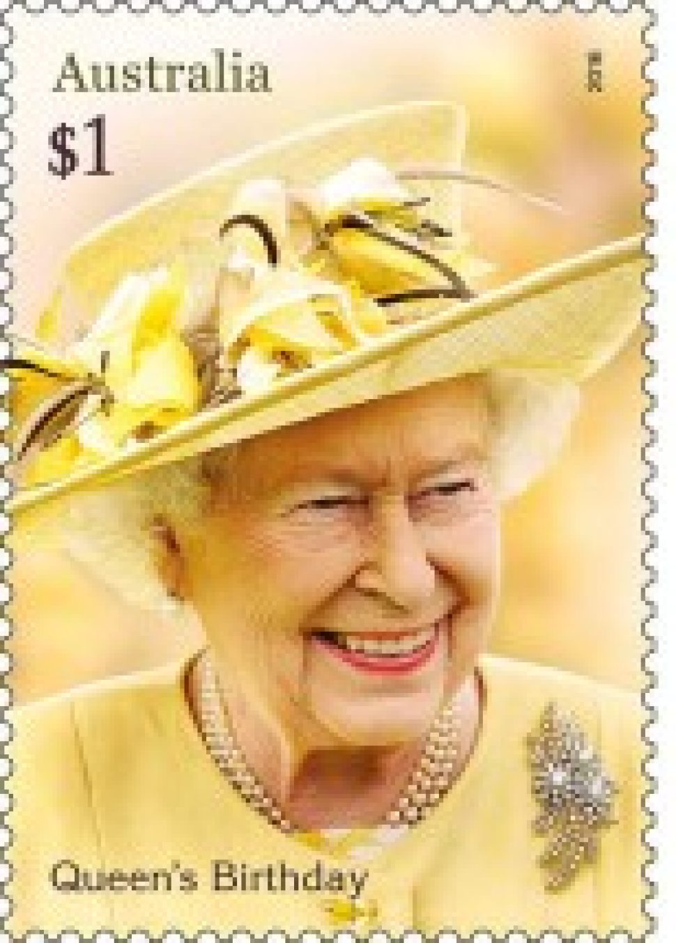 $1 Queen's Birthday stamp