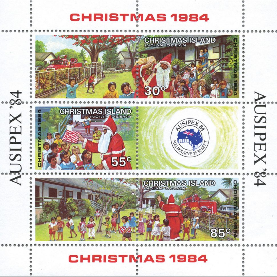 Christmas Island Christmas 1984 stamp sheetlet