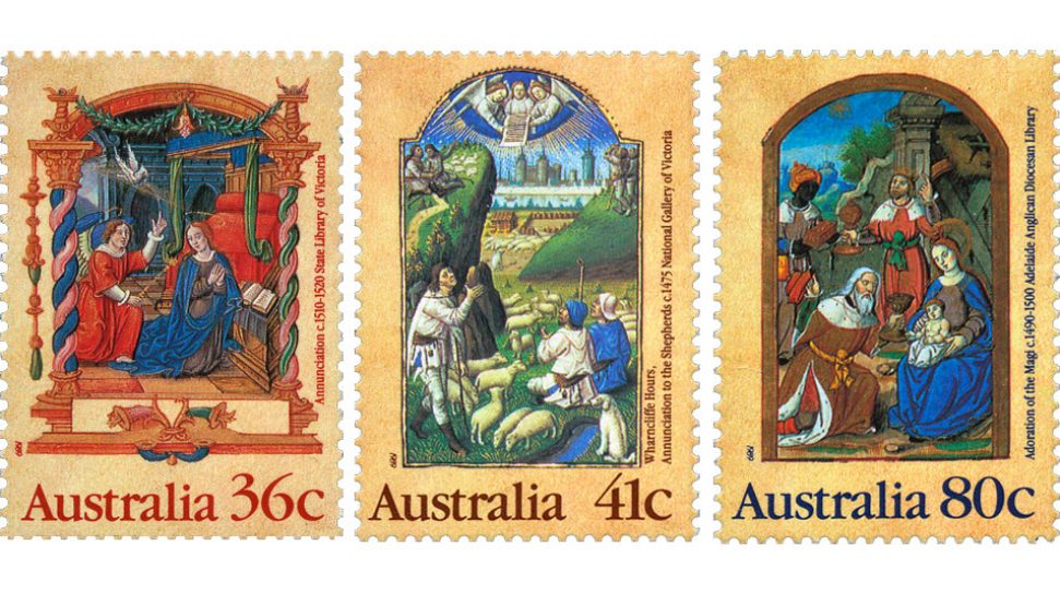 Christmas 1989 stamp set