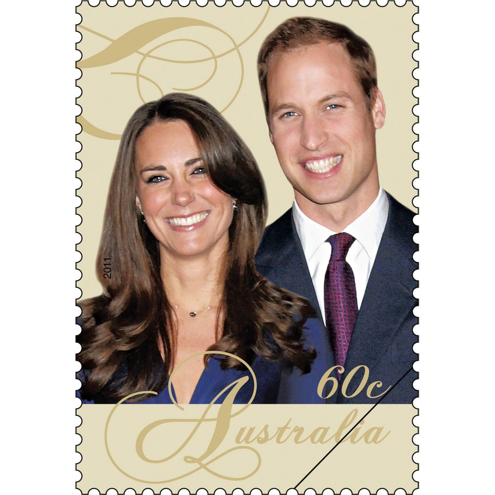 2011, Royal Wedding 60c stamp