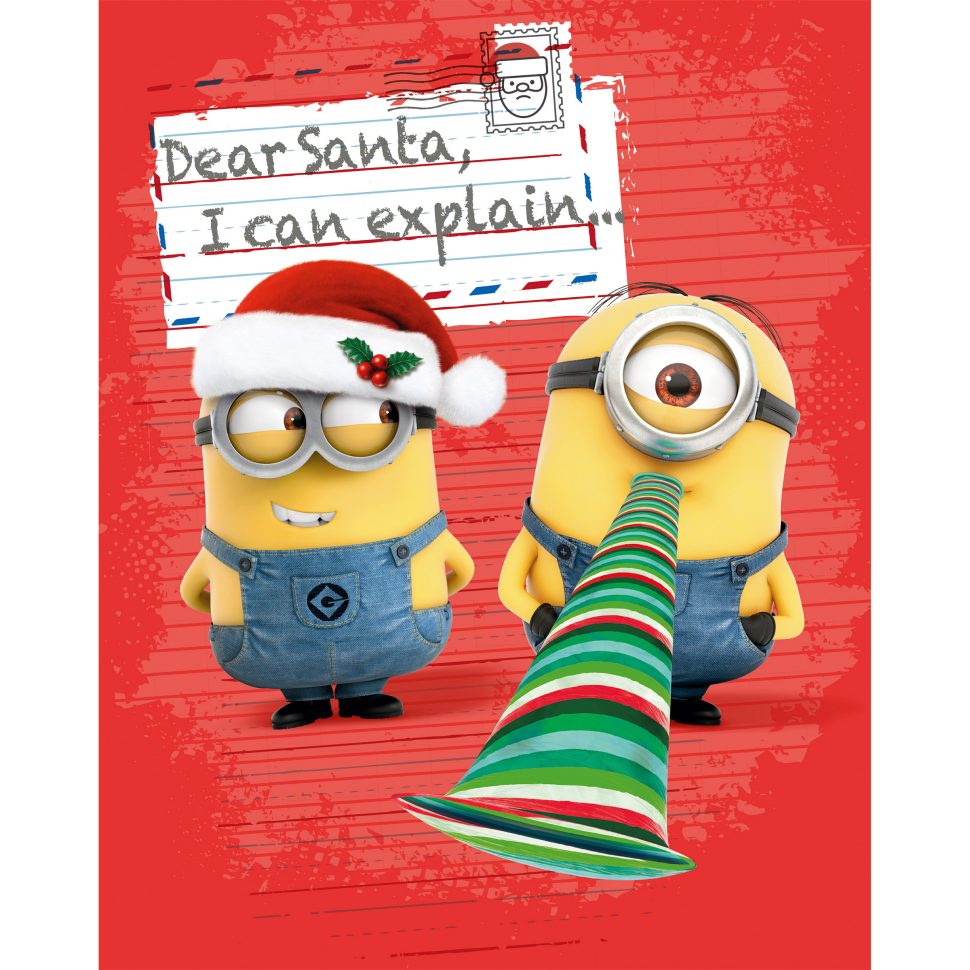 Minions Christmas stamp pack