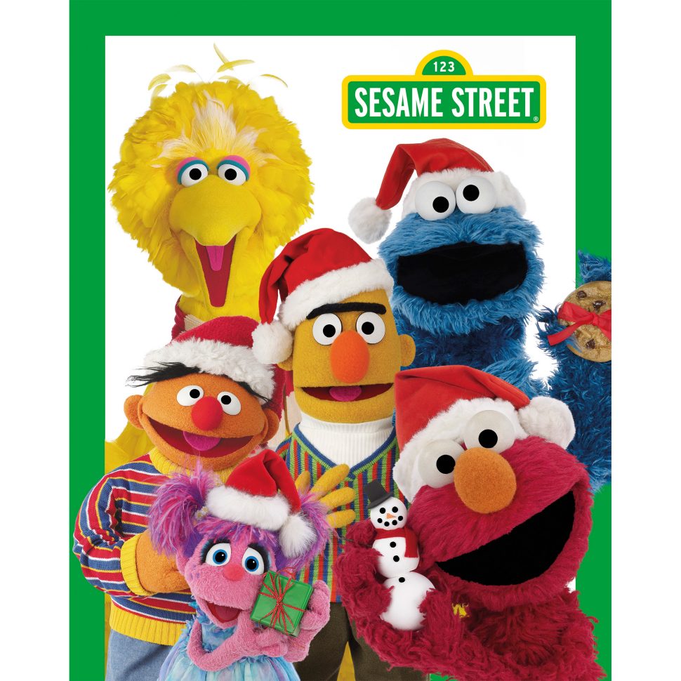 Sesame Street Christmas stamp pack