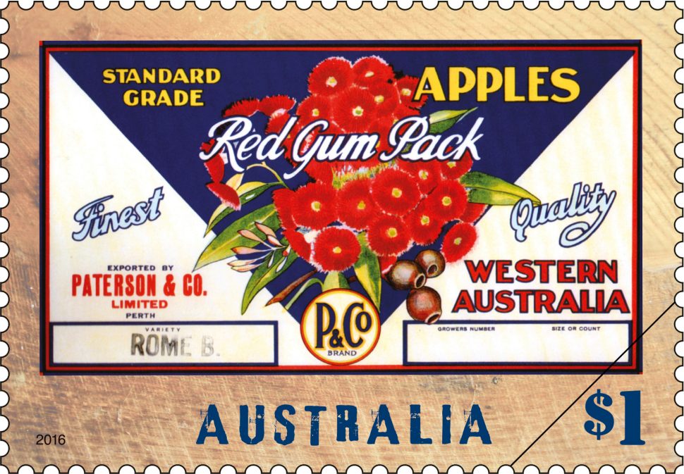 Nostalgic fruit labels