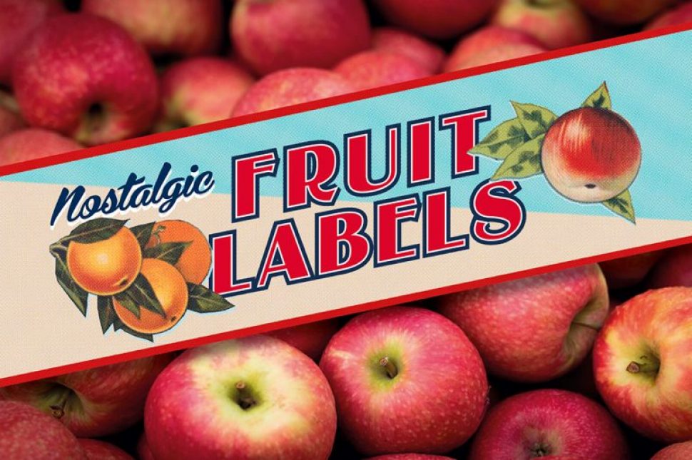 Nostalgic Fruit Label 