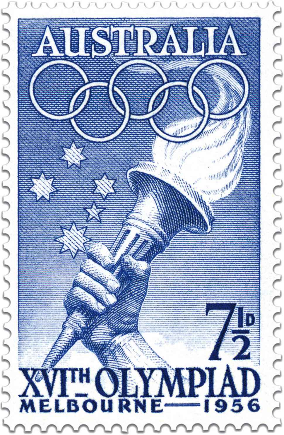 Olympic Games stamps look back Australia Post