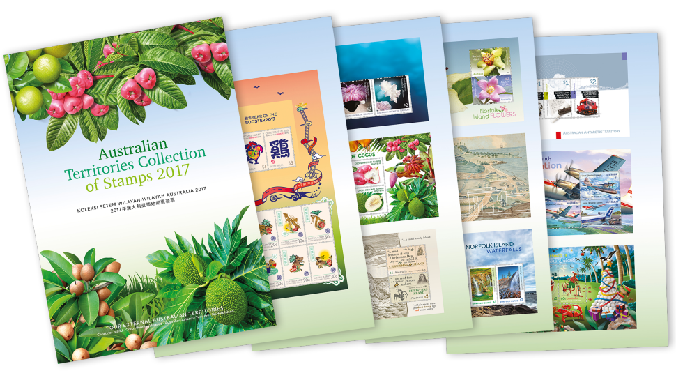 Territories Collection of Stamps 2017