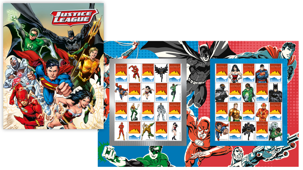 Justice League stamp pack