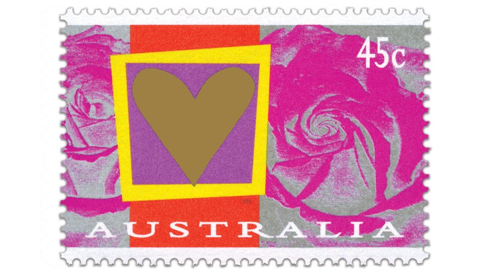 1996 St Valentine's Day stamp issue