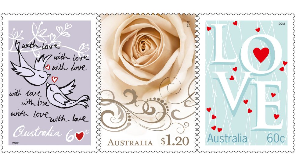 Love themed stamps from 2012 Special Occasions - Precious Memories