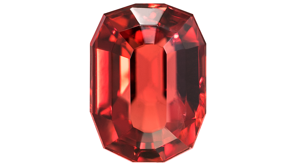 Red rhodonite stone