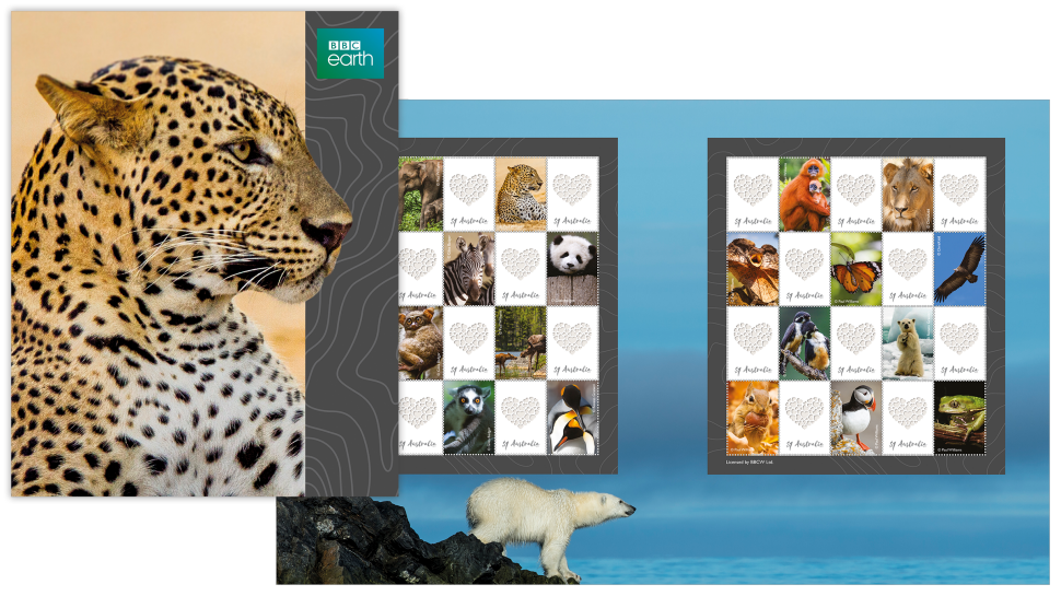 BBC Earth stamp pack