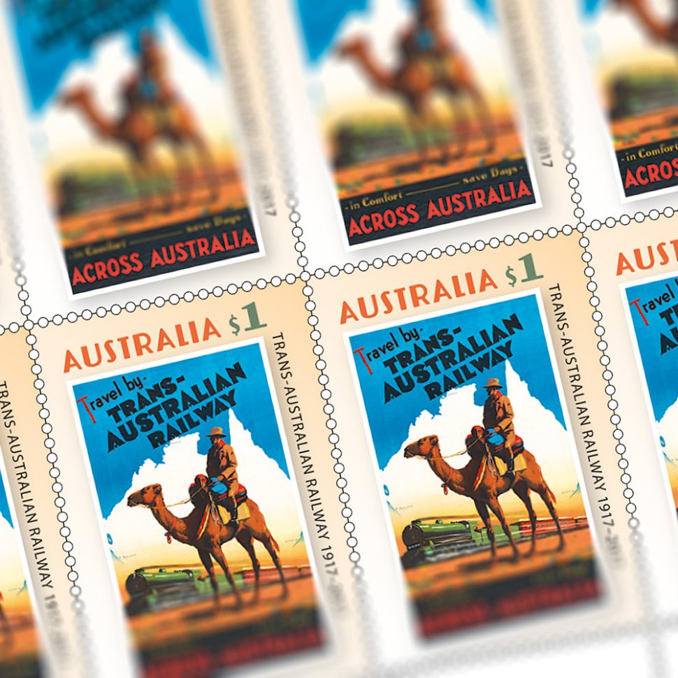 Stamps through time from 1927 up to now Australia Post