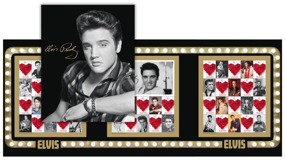 Elvis Presley stamp pack