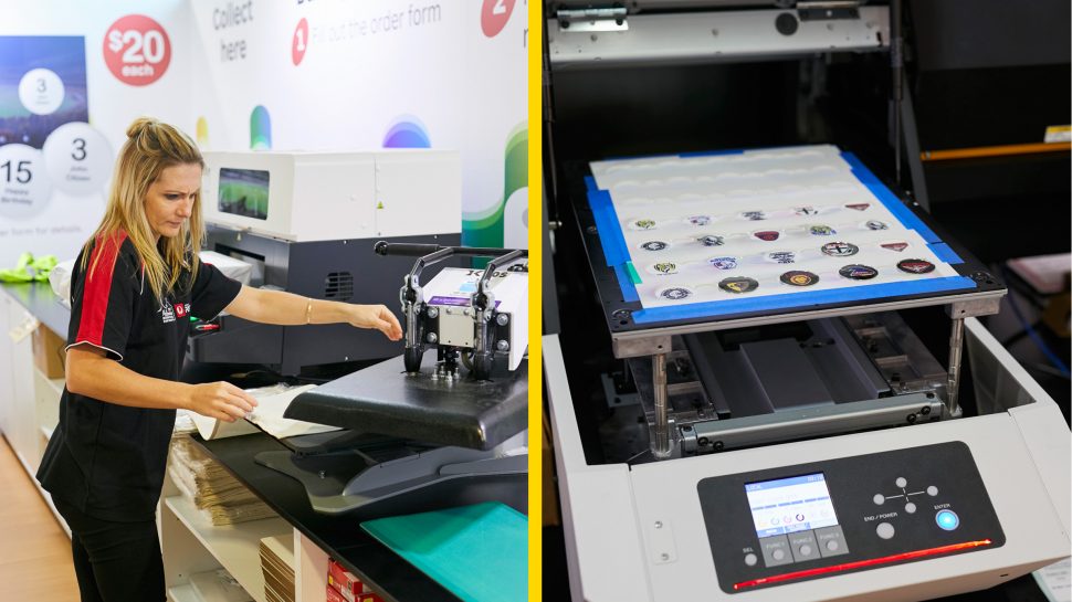 Print production at the Melbourne 2017 International Stamp Exhibition