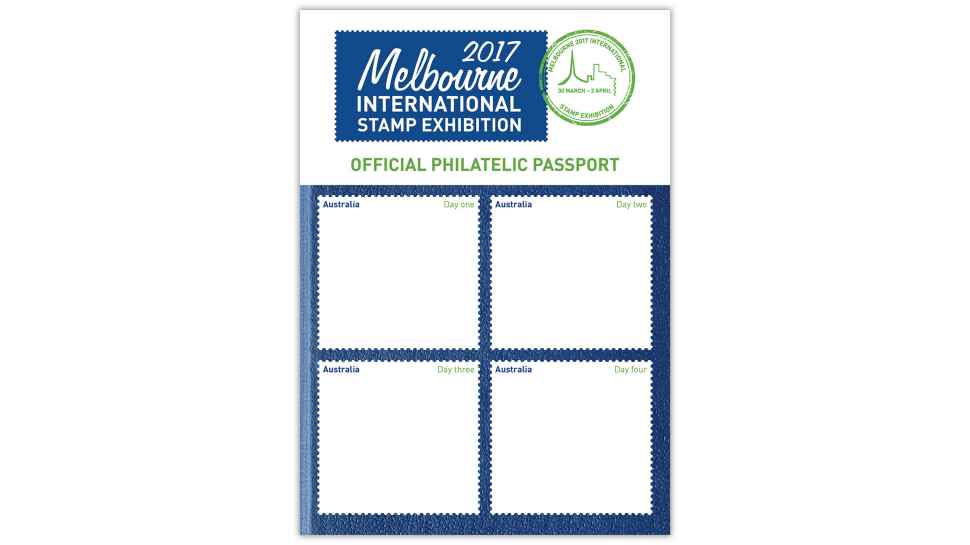 Melbourne 2017 International Stamp Exhibition passports