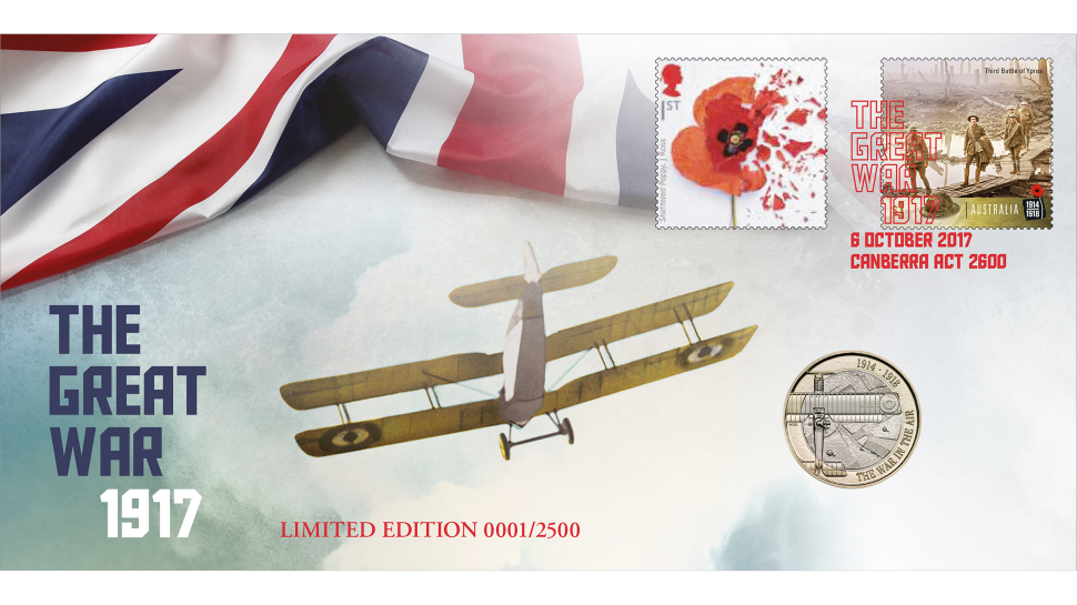 The Great War 2017 Postal Numismatic cover