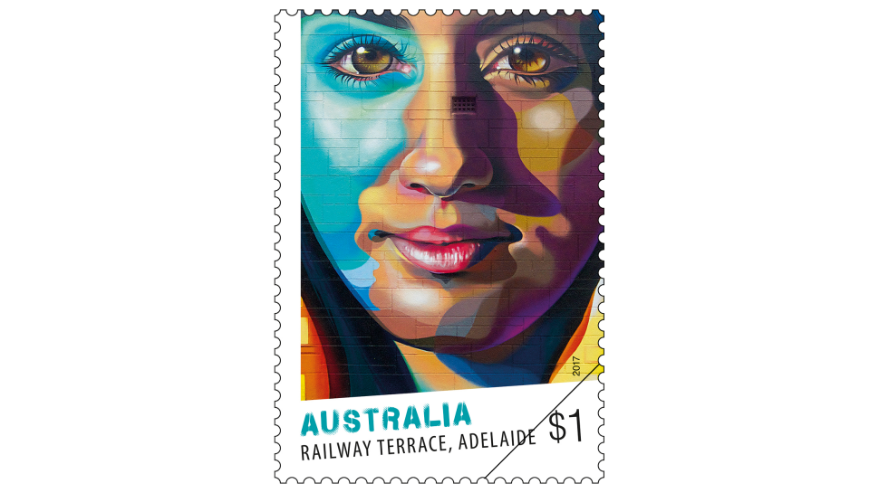 Street Art, Railway Terrace, Adelaide - $1 stamp