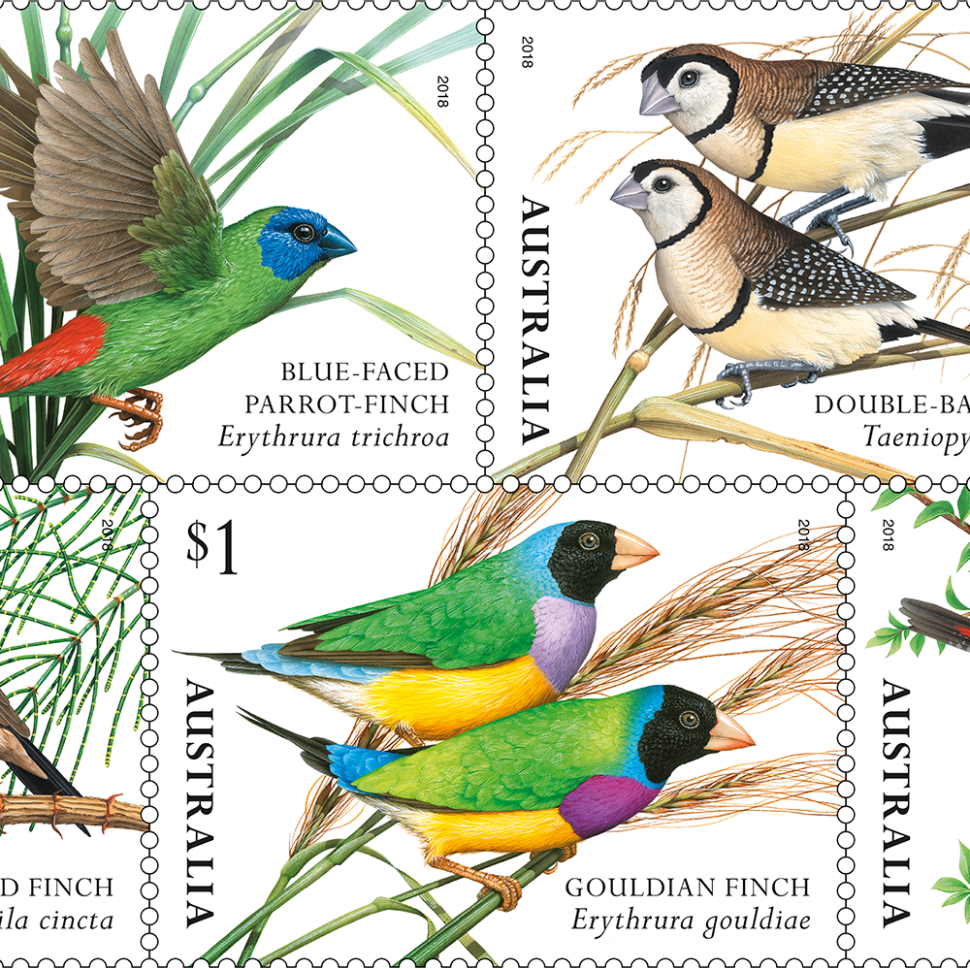 Australian bird stamps: past and present