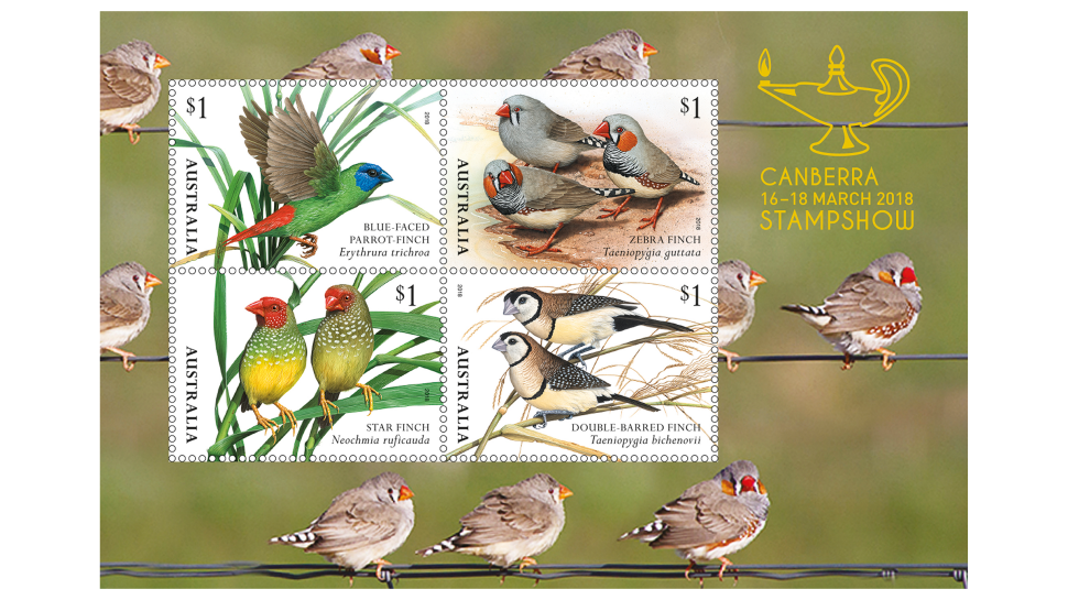 Canberra Stamp Show minisheet
