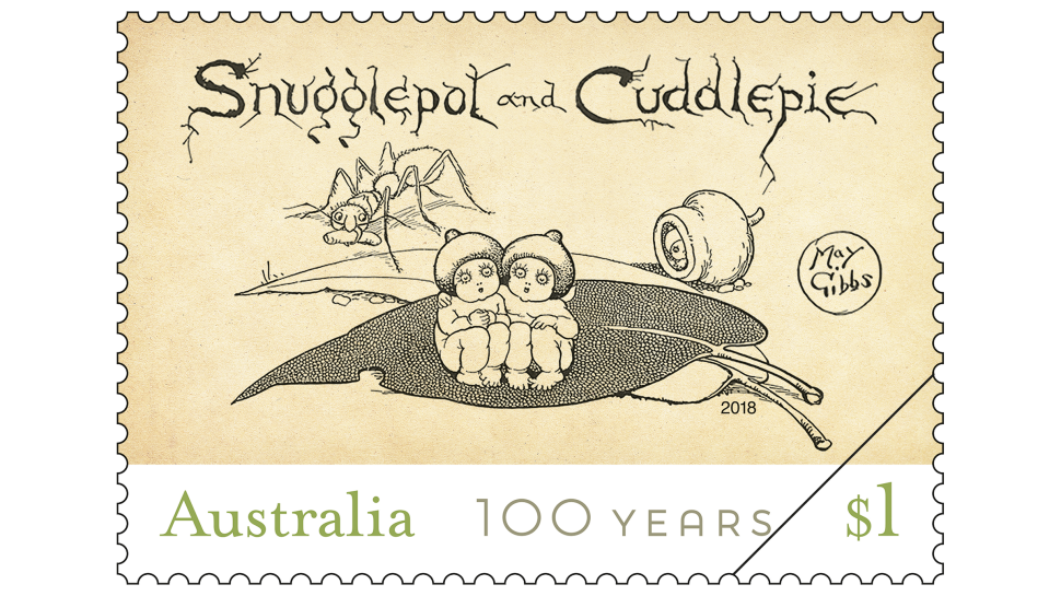 Tales of Snugglepot and Cuddlepie: Their Adventures Wonderful stamp