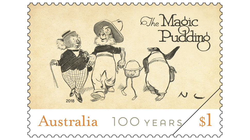 $1 Magic Pudding stamp