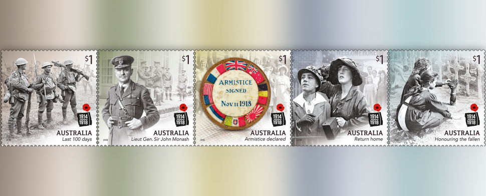 Commemorating the final year of the Great War - Australia Post