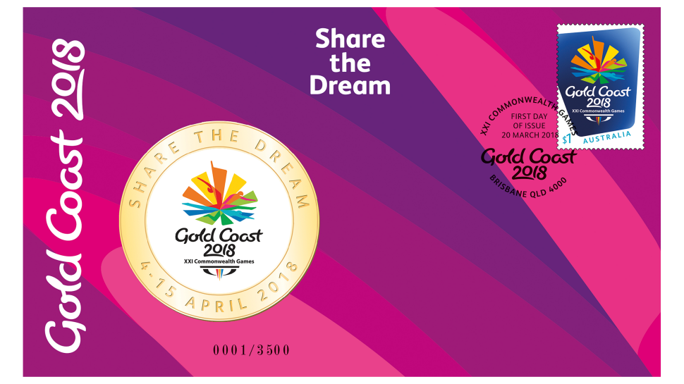 Medallion cover for the 2018 Gold Coast Commonwealth Games