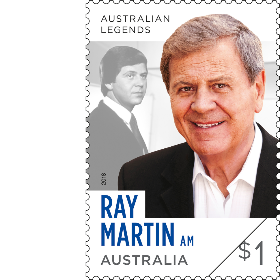 $1 stamp featuring Ray Martin
