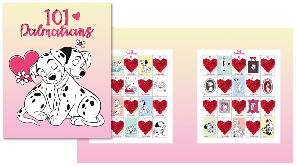 101 Dalmations stamp pack