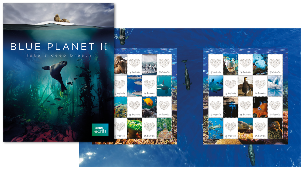 Blue Planet II stamp pack