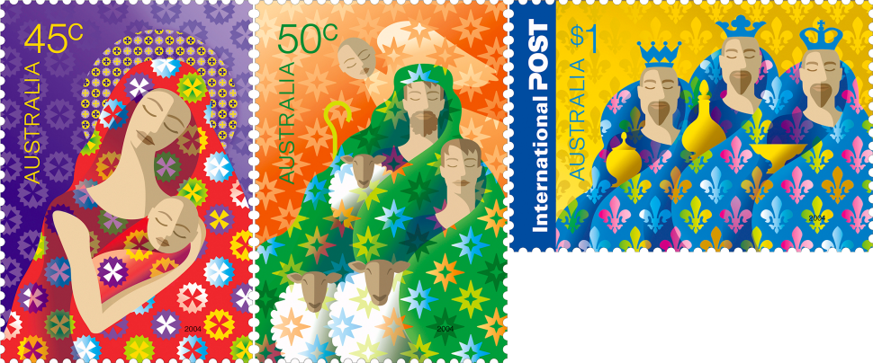 Christmas 2004 stamps