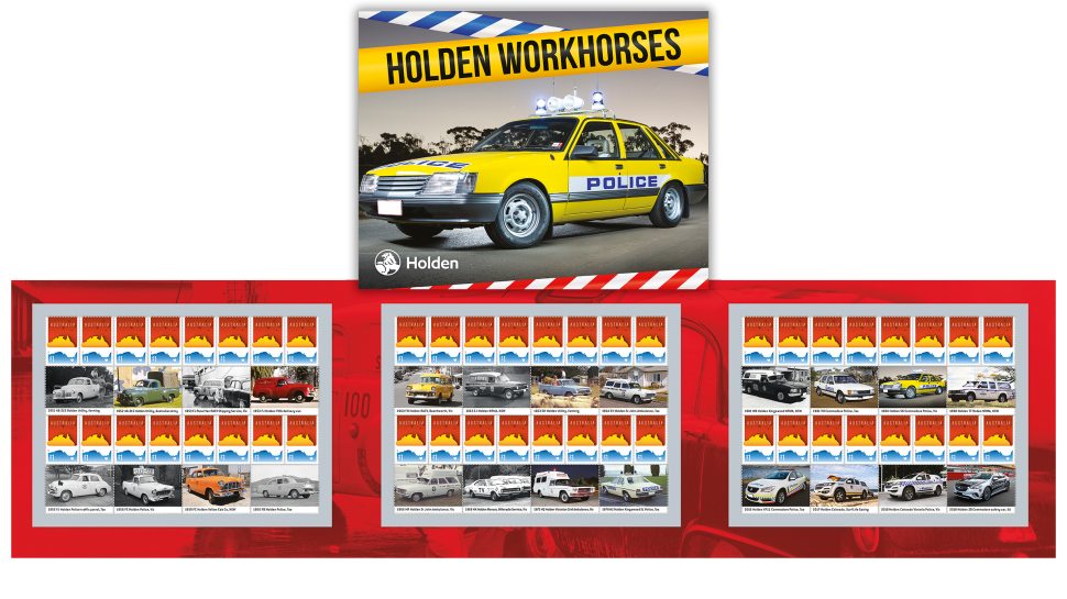 Holden Workhorses licensed stamp pack