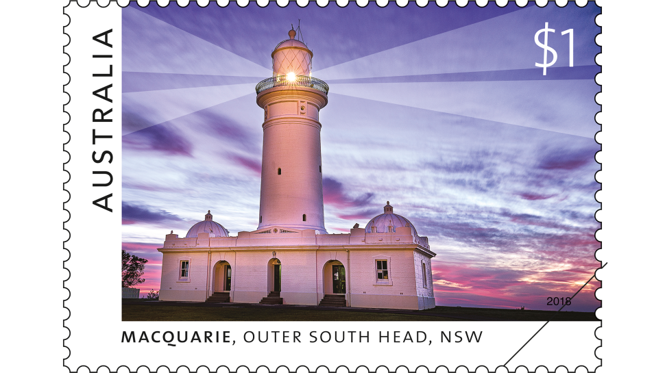 $1 stamp, Macquarie Lighthouse, Outer South Head