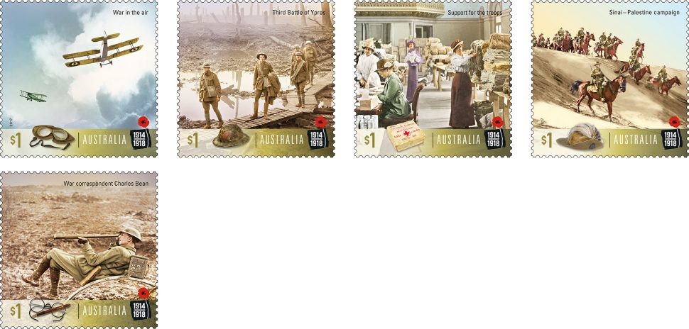 World War I: 1917 stamp issue