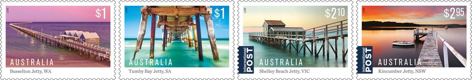 Australian jetties stamp issue