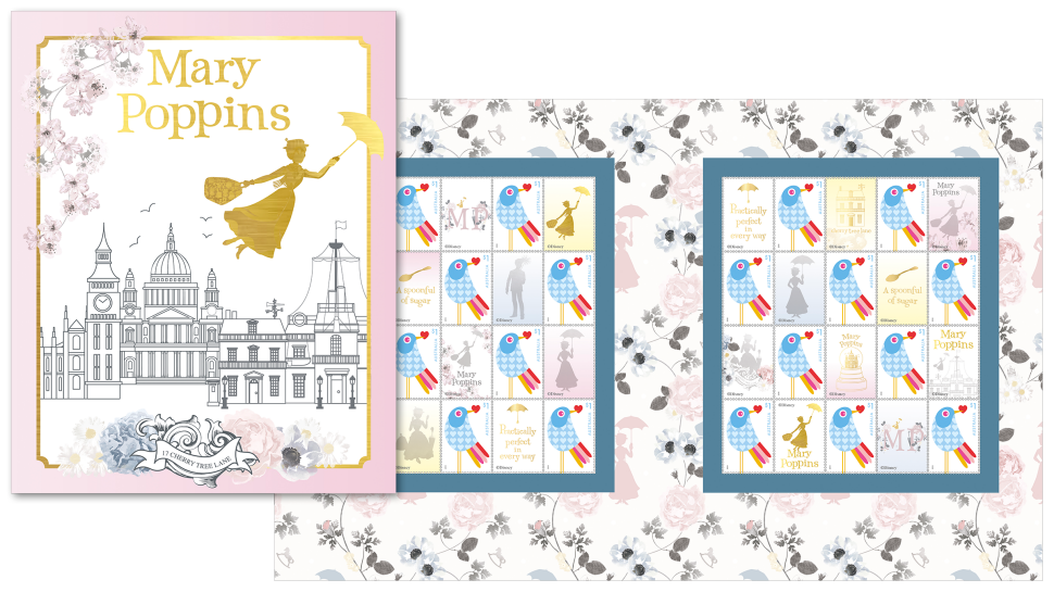Mary Poppins licensed stamp pack