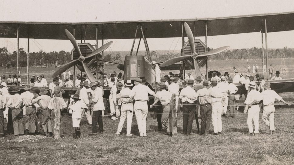 Commemorating the first England to Australia flight