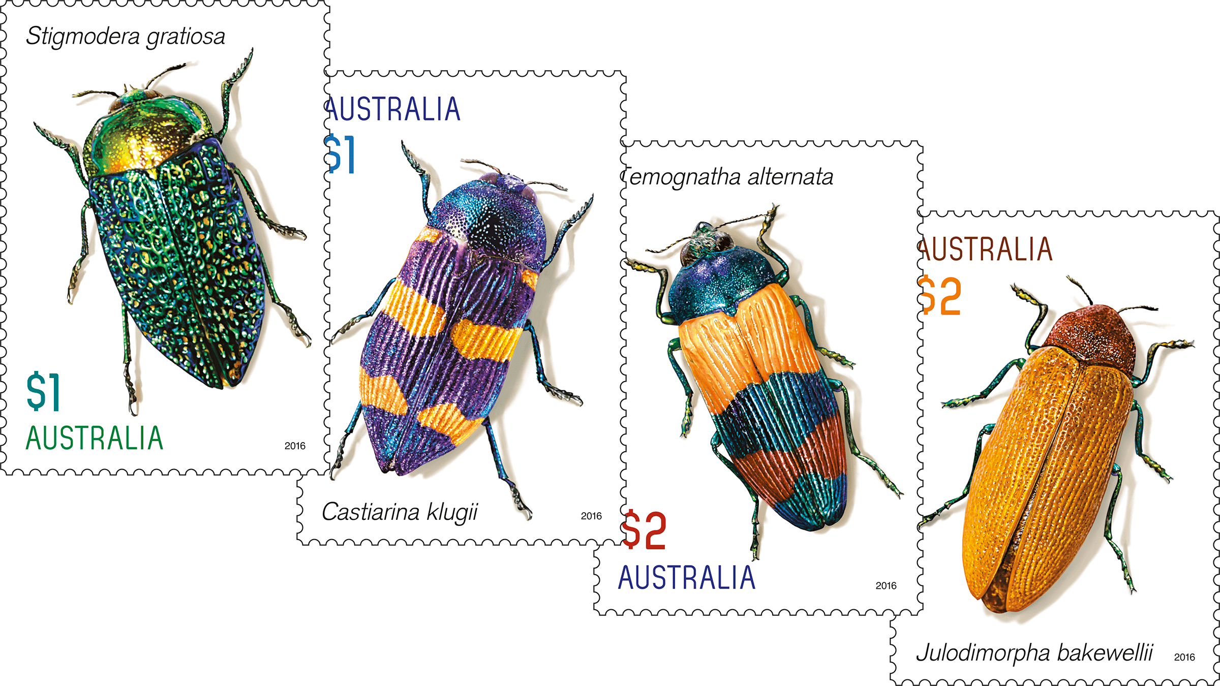 Insects on stamps - Australia Post