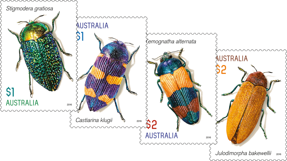 Jewel Beetles stamp issue