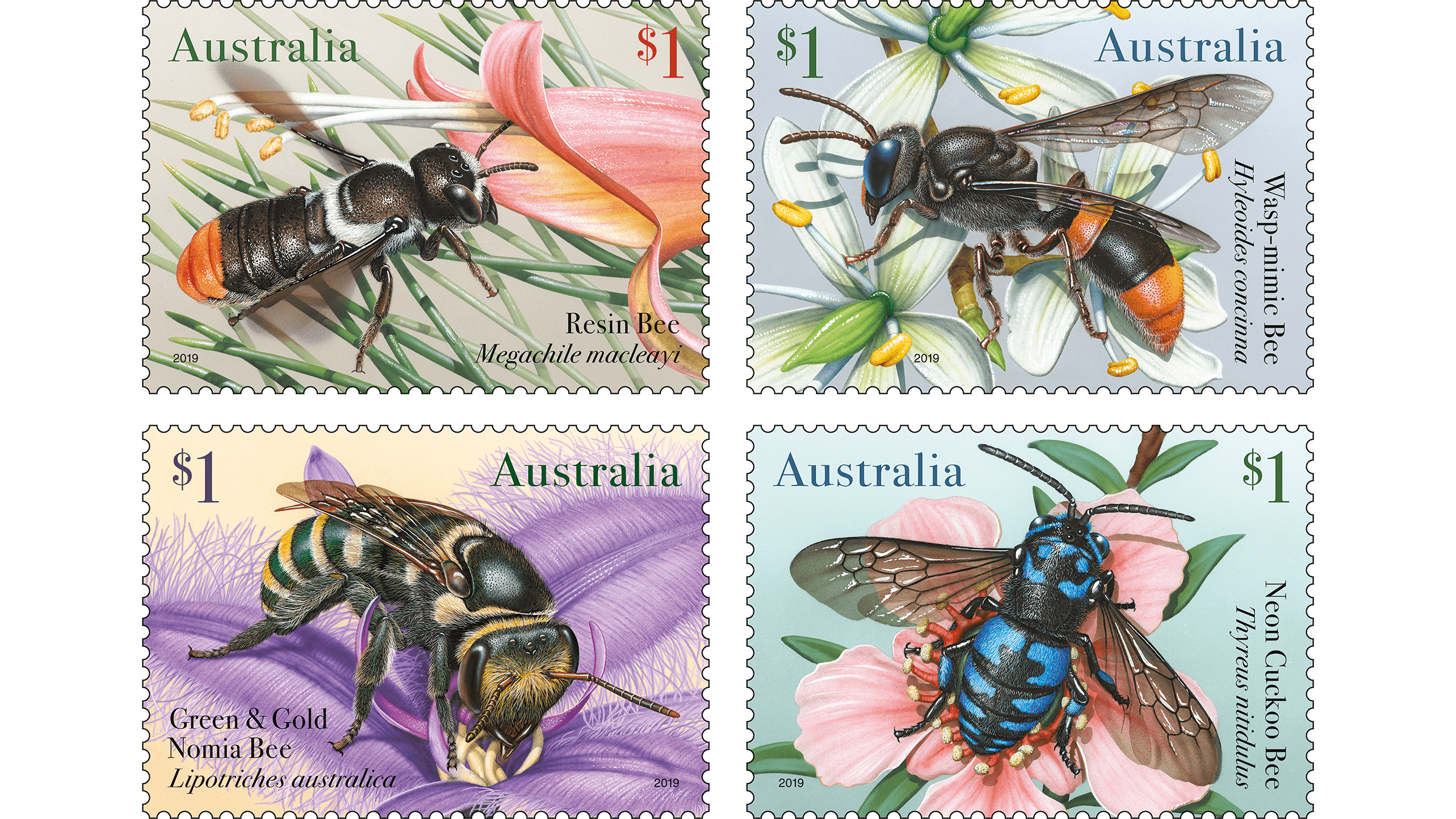 Insects on stamps - Australia Post