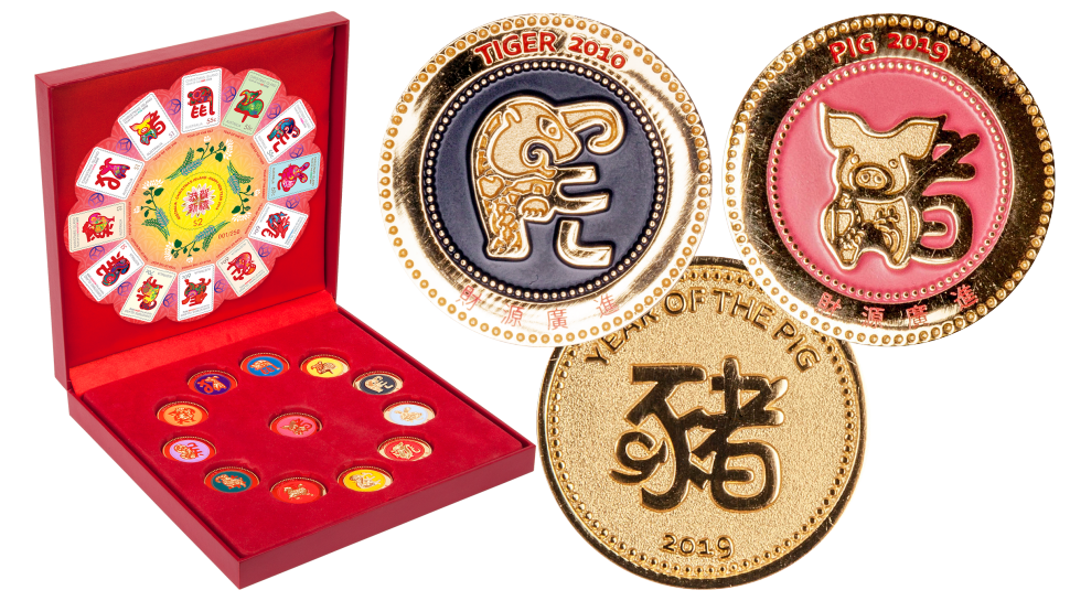 Special Lunar New Year medallions and medallion collection