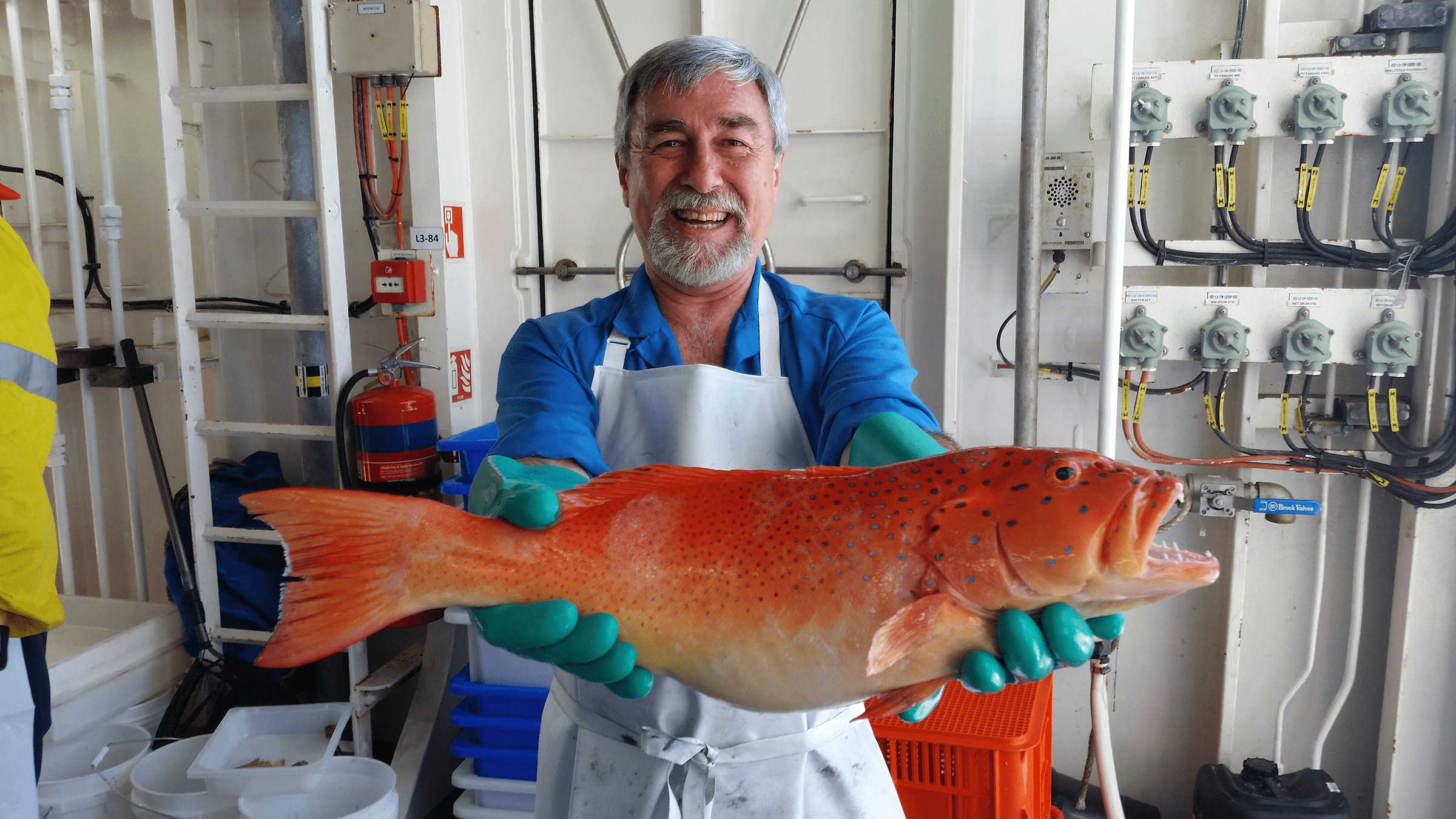 Keith Sainsbury on research voyage to the North West Shelf of Australia in 2017 Keith Sainsbury on research voyage to the North West Shelf of Australia in 2017