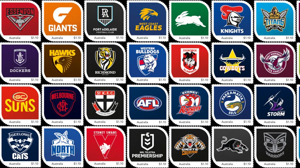 AFL and NRL 2020 stamp packs out now