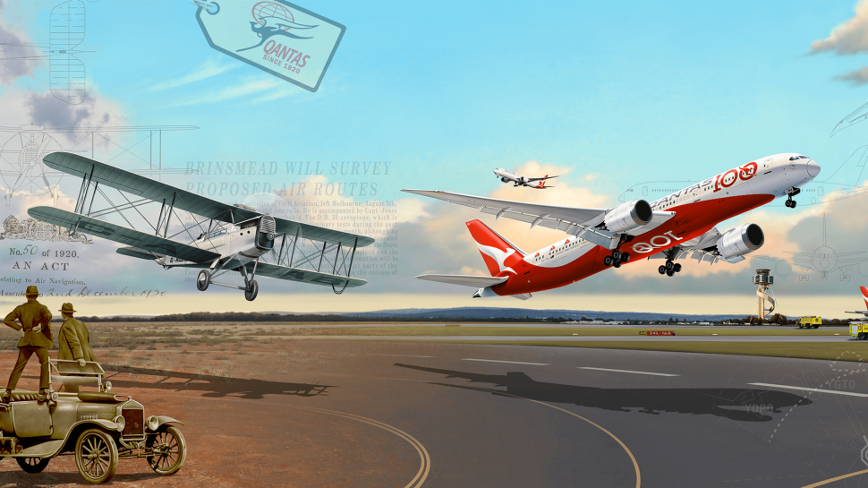 Commemorating the beginnings of civil aviation in Australia
