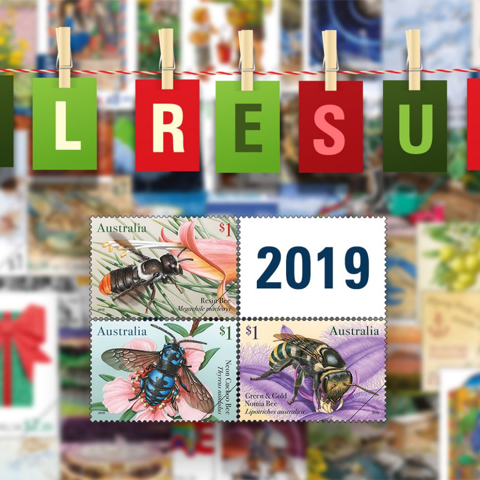 Native Bees cause a buzz in 2019 Stamp Poll