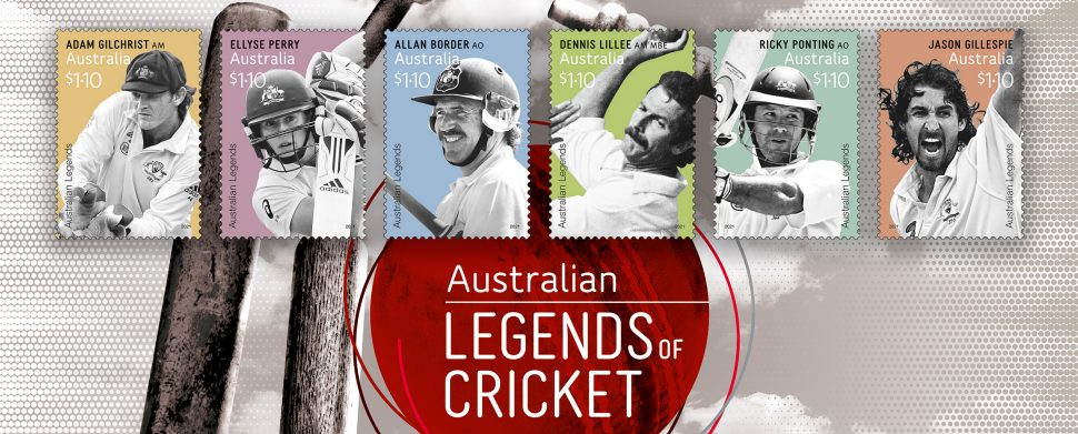Australia Post honours Australian Living Legends of Cricket 