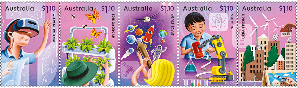 Full STEAM Ahead stamps